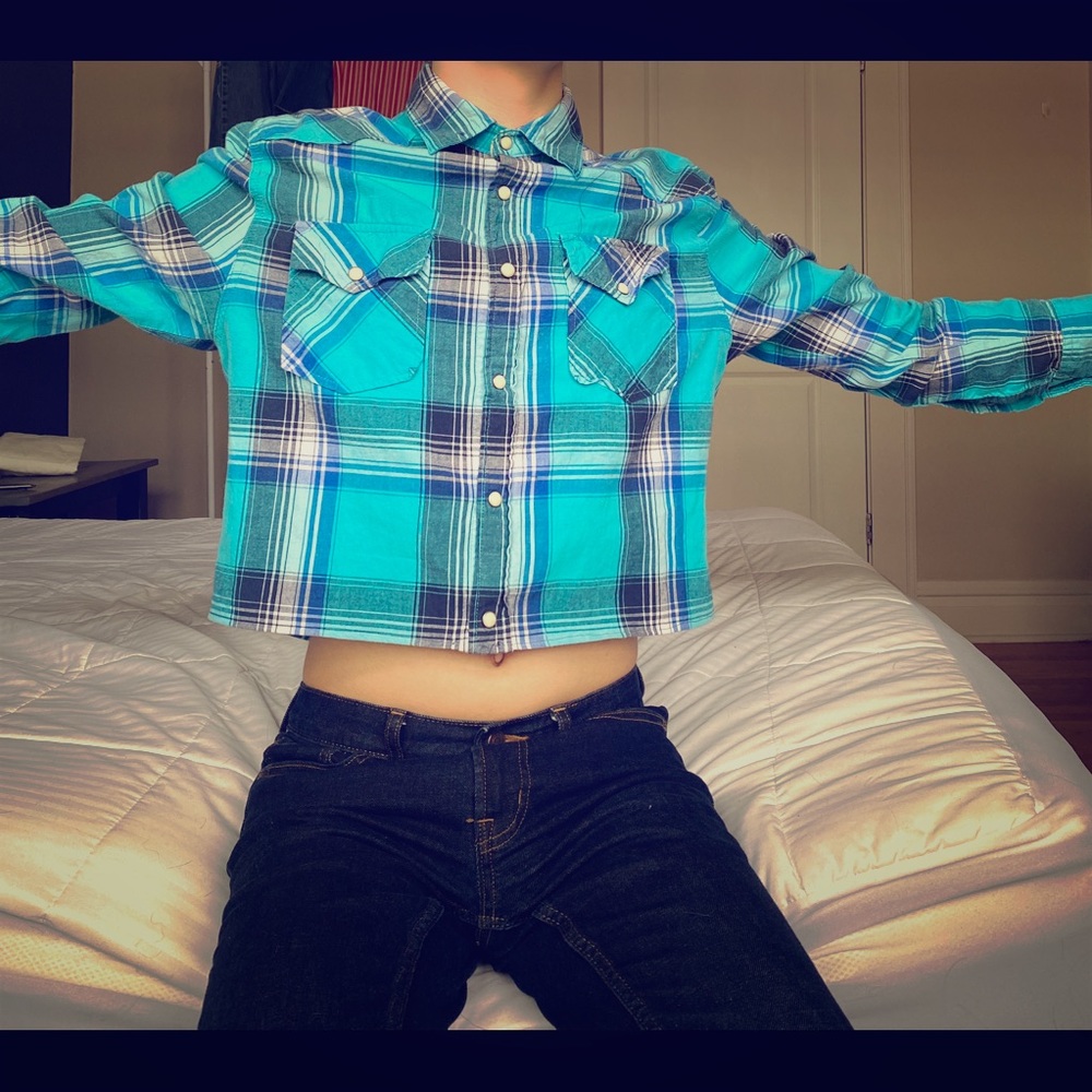 Plaid Crop Top